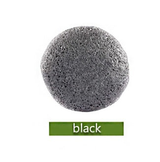 Konjac facial cleansing sponge shown with its natural sponge texture