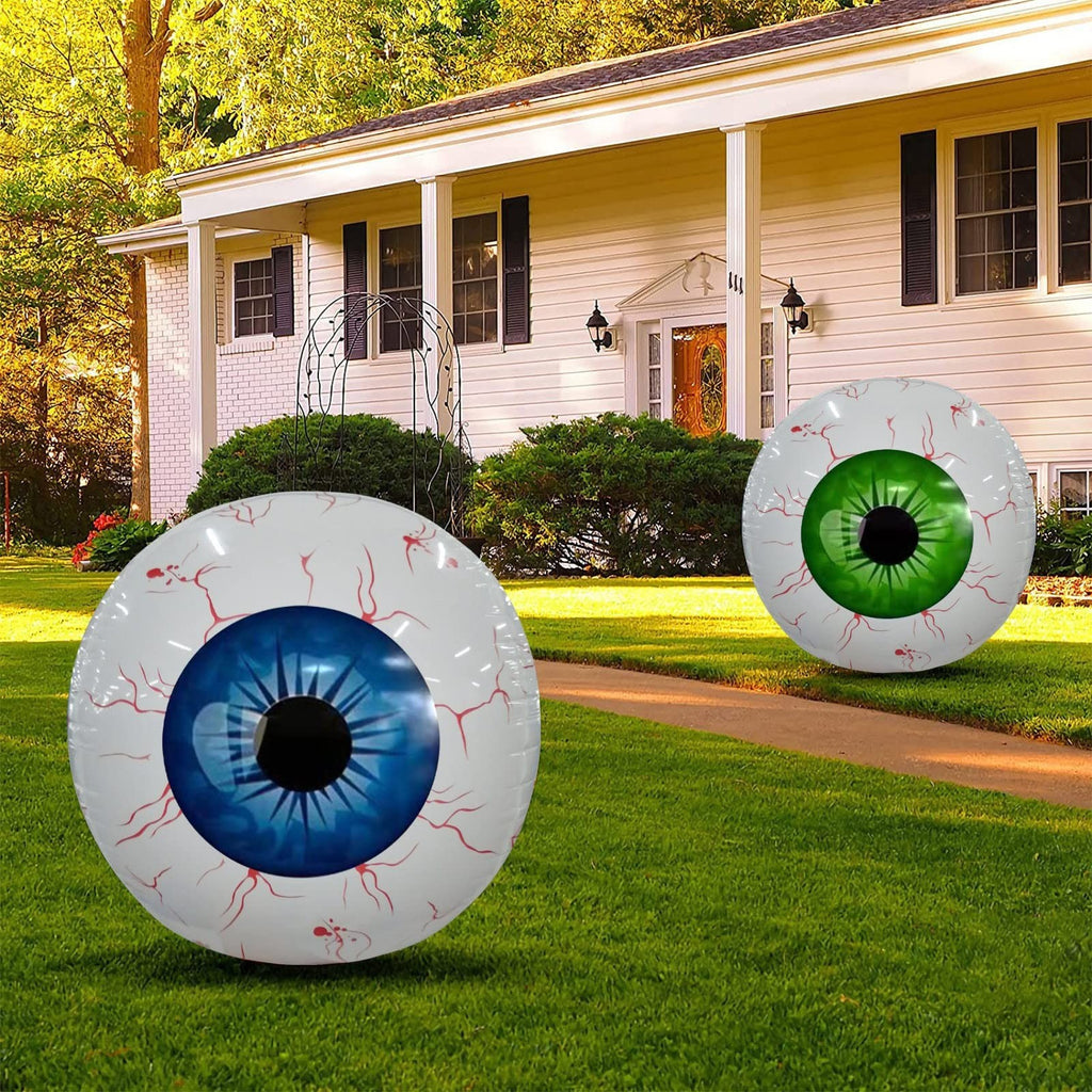 Spooktacular Halloween Eyeball Inflatable Balloon - Perfect for Your Haunted Celebrations!