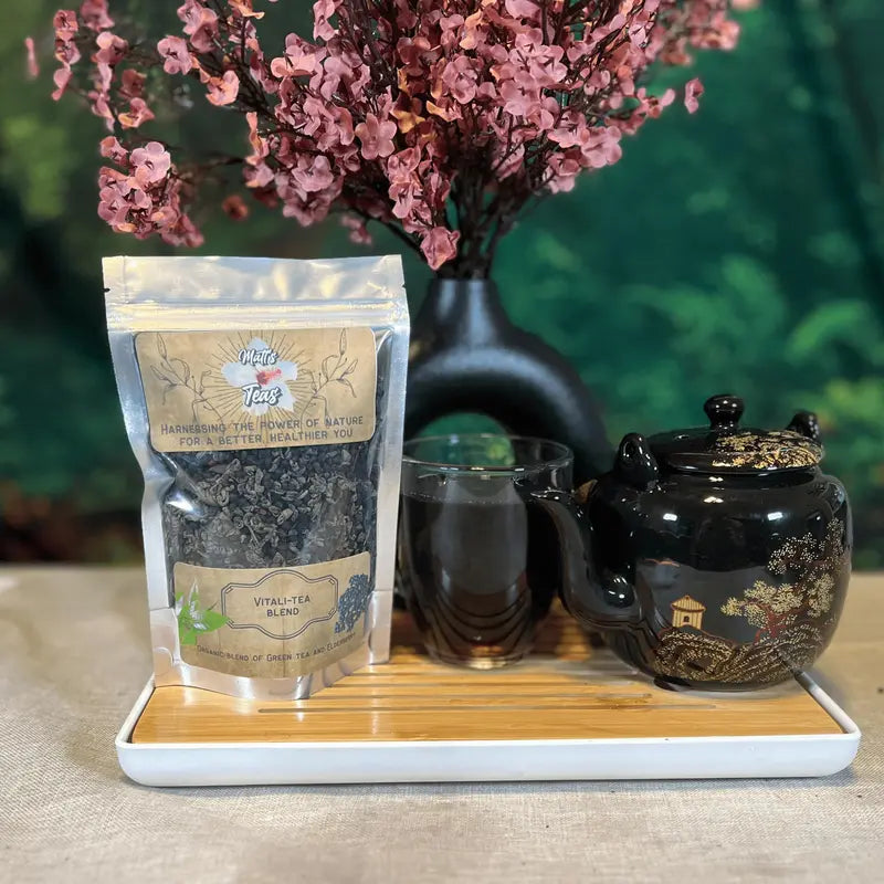 Green Tea and Elderberry Loose Leaf Herbal Tea