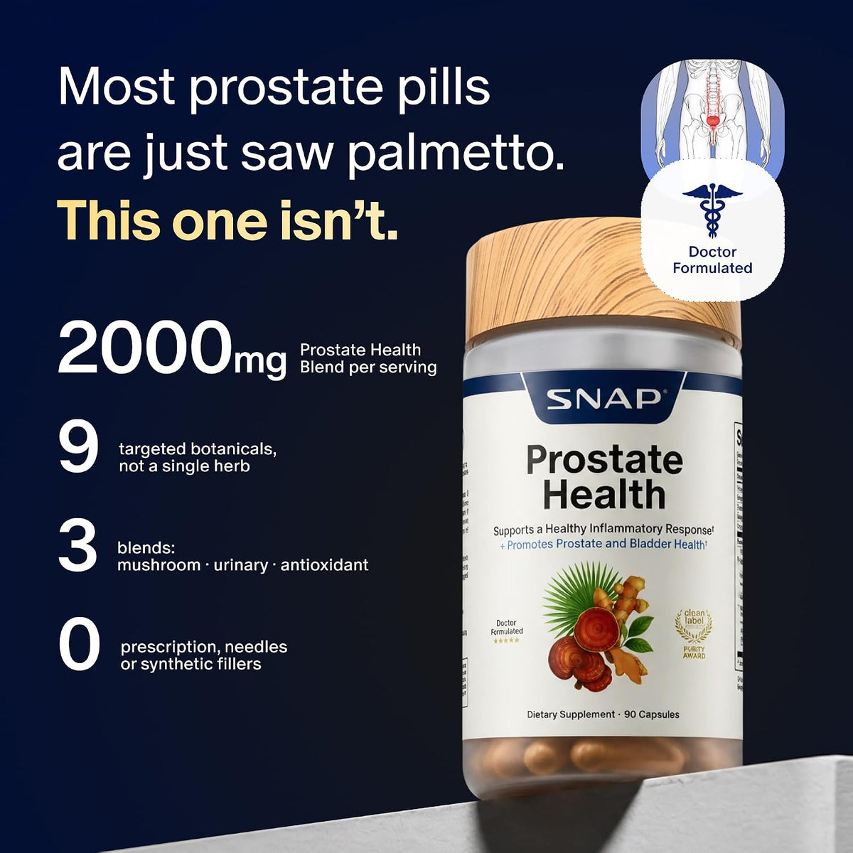 Prostate Health & Nitric Oxide Supplement Bundle for Men