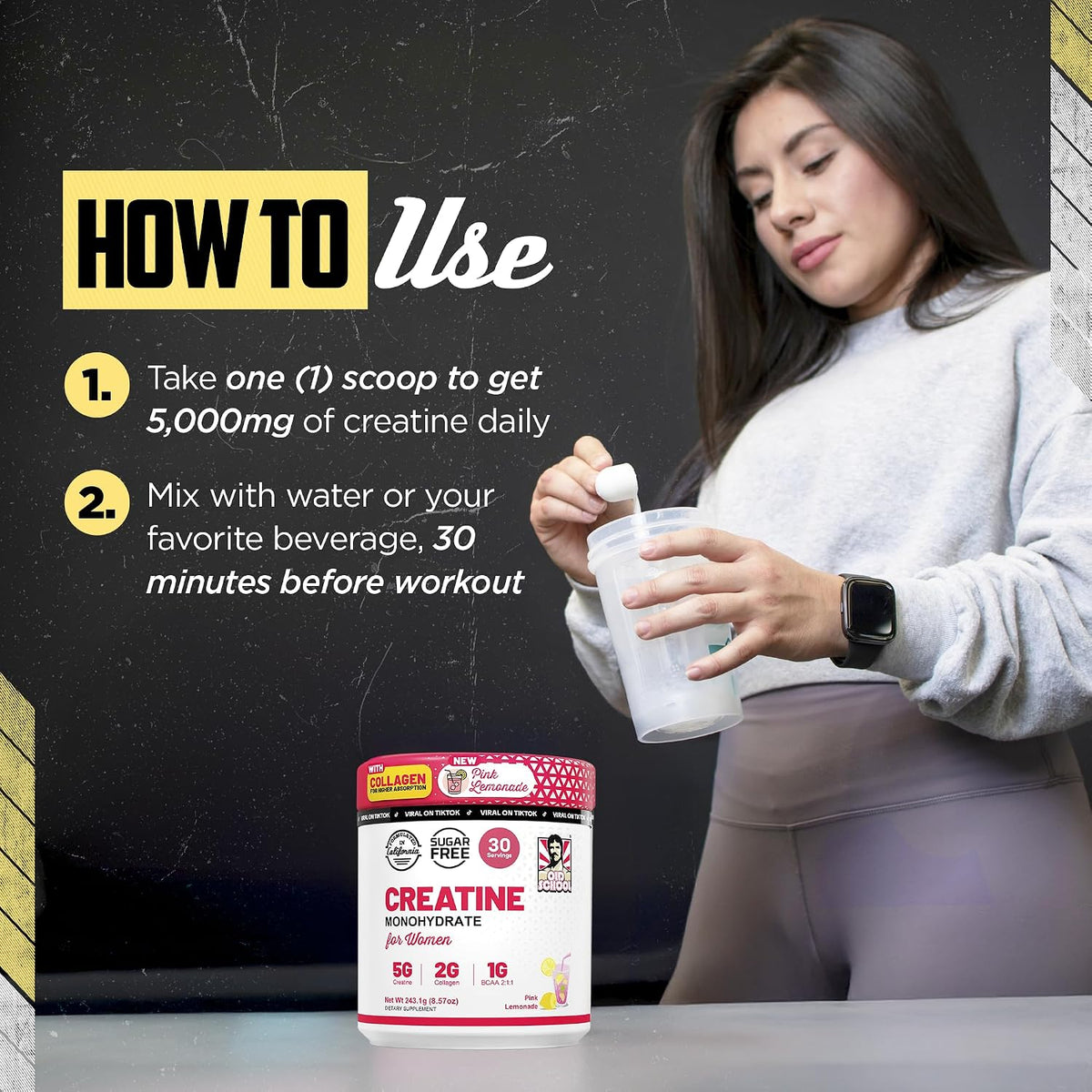 Creatine Monohydrate Powder 5G