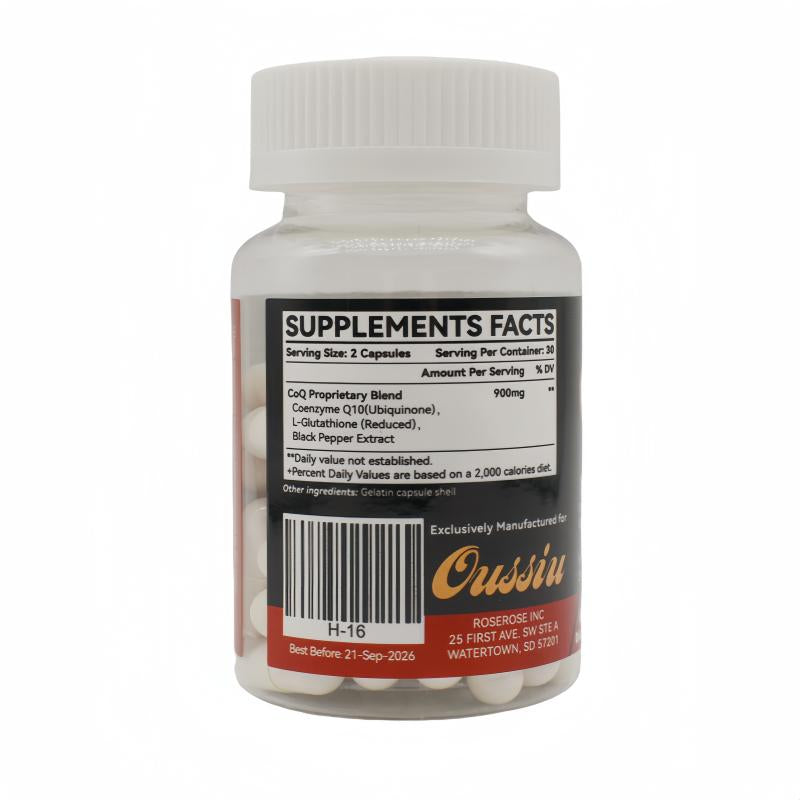 1000Mg CoQ10 Ubiquinone for Heart Health Energy