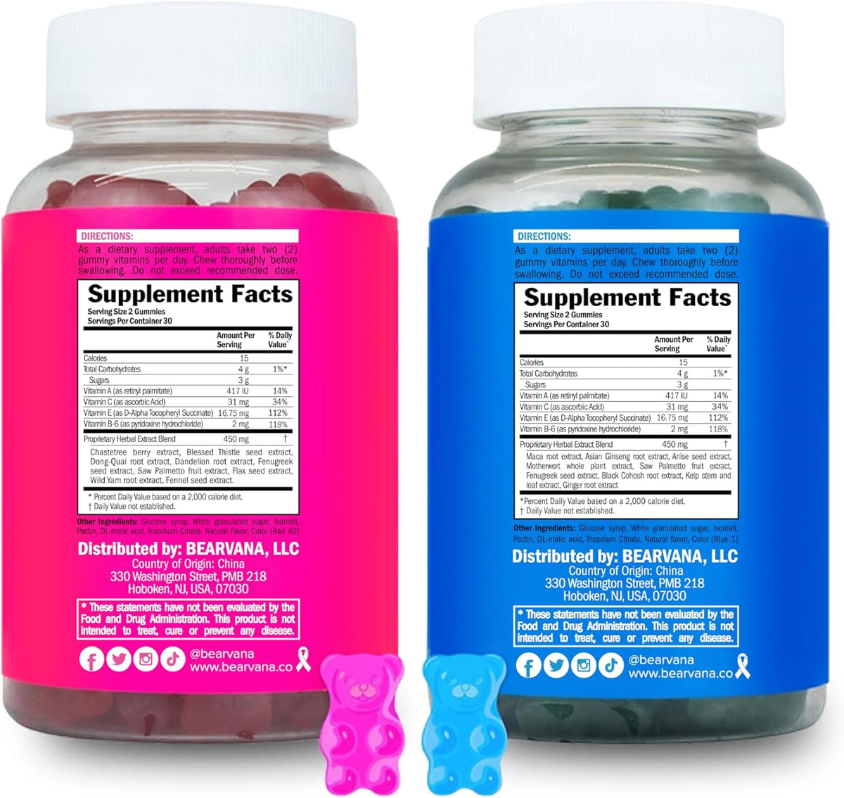 Peachy Vitality Gummies – Women’s Multivitamin Pack