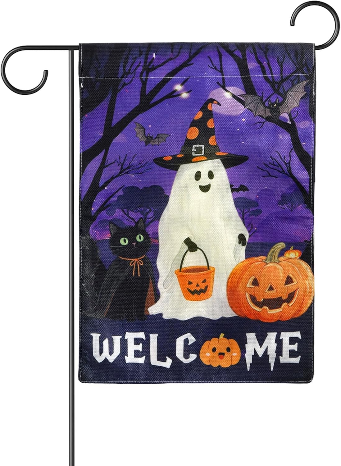 Charming Halloween Garden Flag