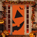 Spooktacular Halloween Pumpkin Door Covers - Perfect Decorations for Your Front Door and Halloween Parties!