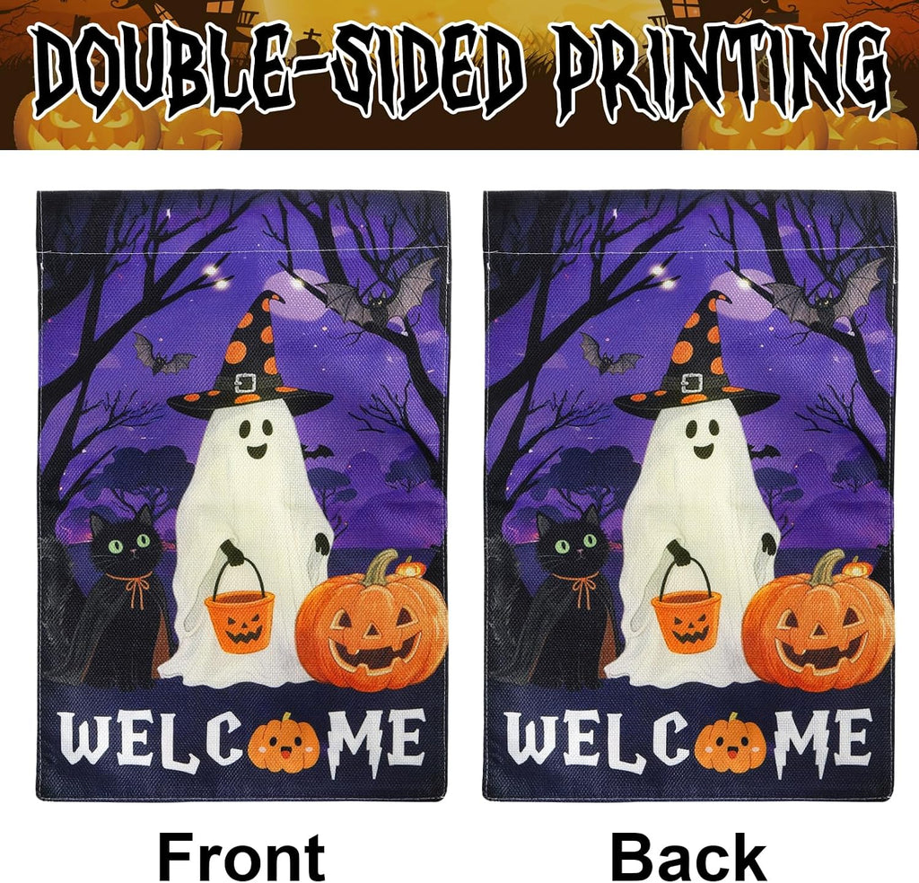 Charming Halloween Garden Flag