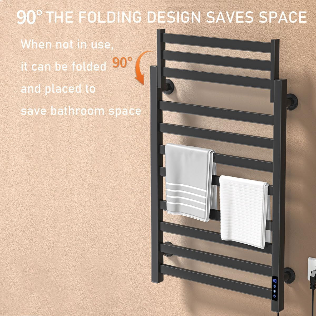 Wall Mounted Heated Towel Rack