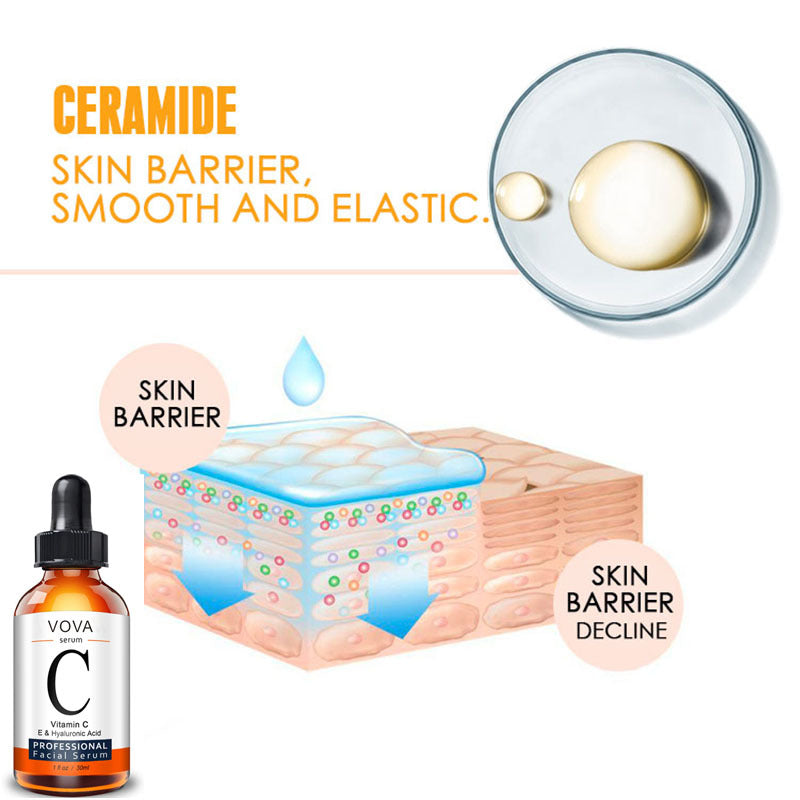 Vitamin C facial serum bottle for daily skincare