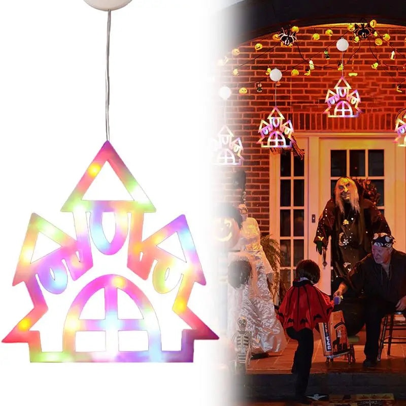 Enchanting Halloween Fairy Lights for Spooky Decor – Perfect Window Silhouettes