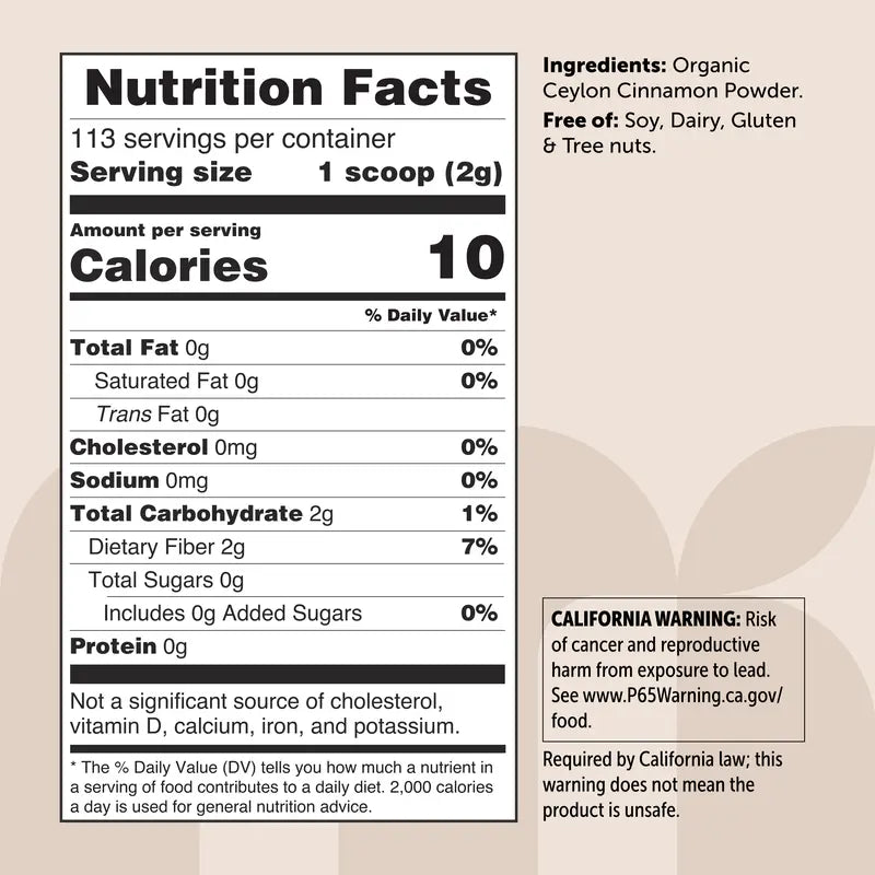 Organic Ceylon Cinnamon Powder