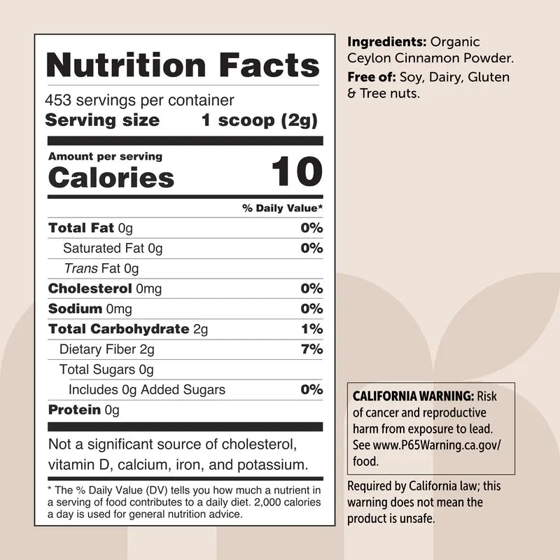 Organic Ceylon Cinnamon Powder