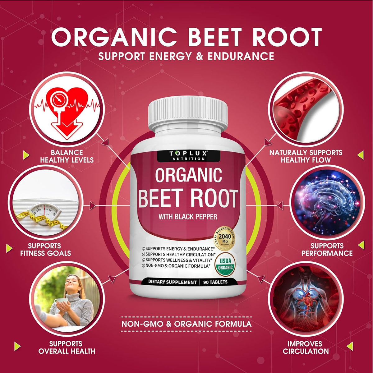 Organic Beet Root Powder Tablets