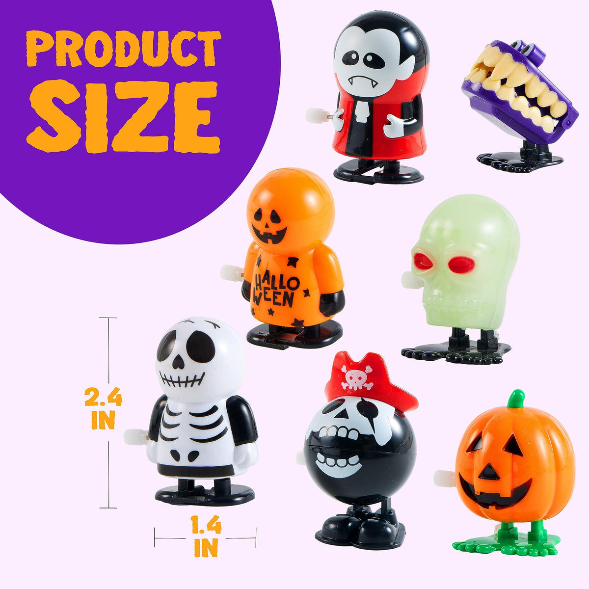 Halloween Wind-Up Toy Set