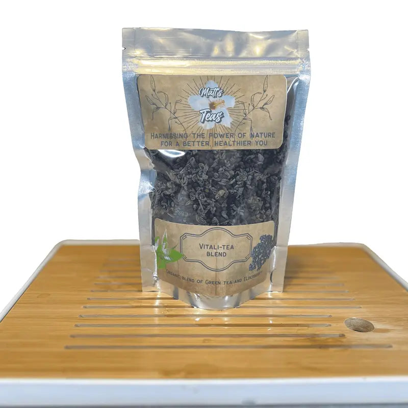 Green Tea and Elderberry Loose Leaf Herbal Tea