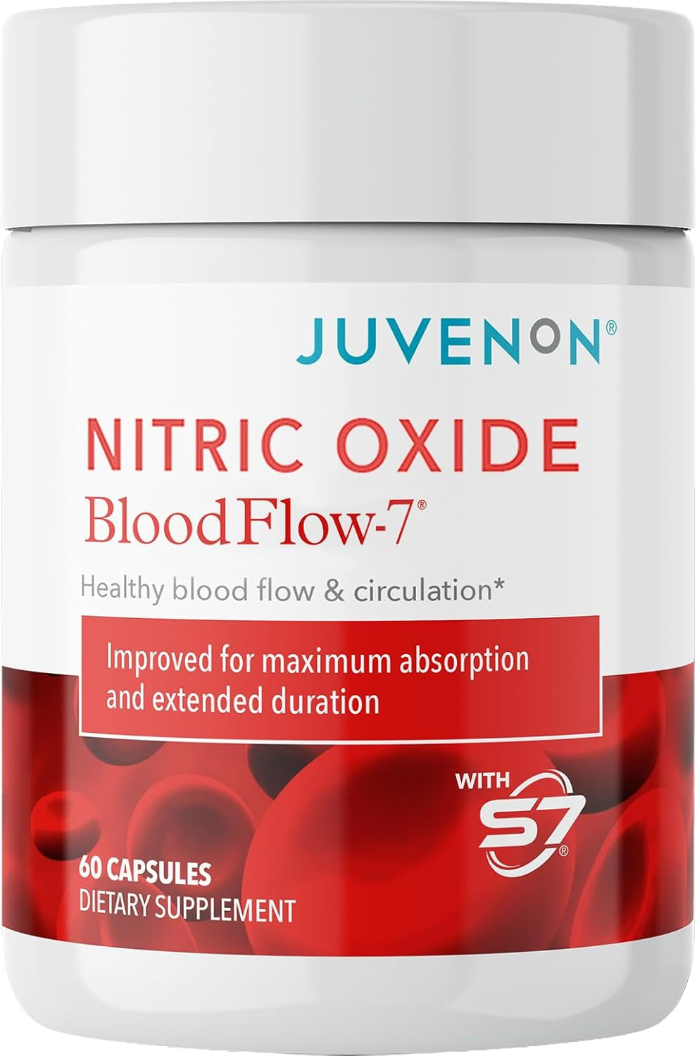 Bloodflow-7 Nitric Oxide Supplements for Men & Women